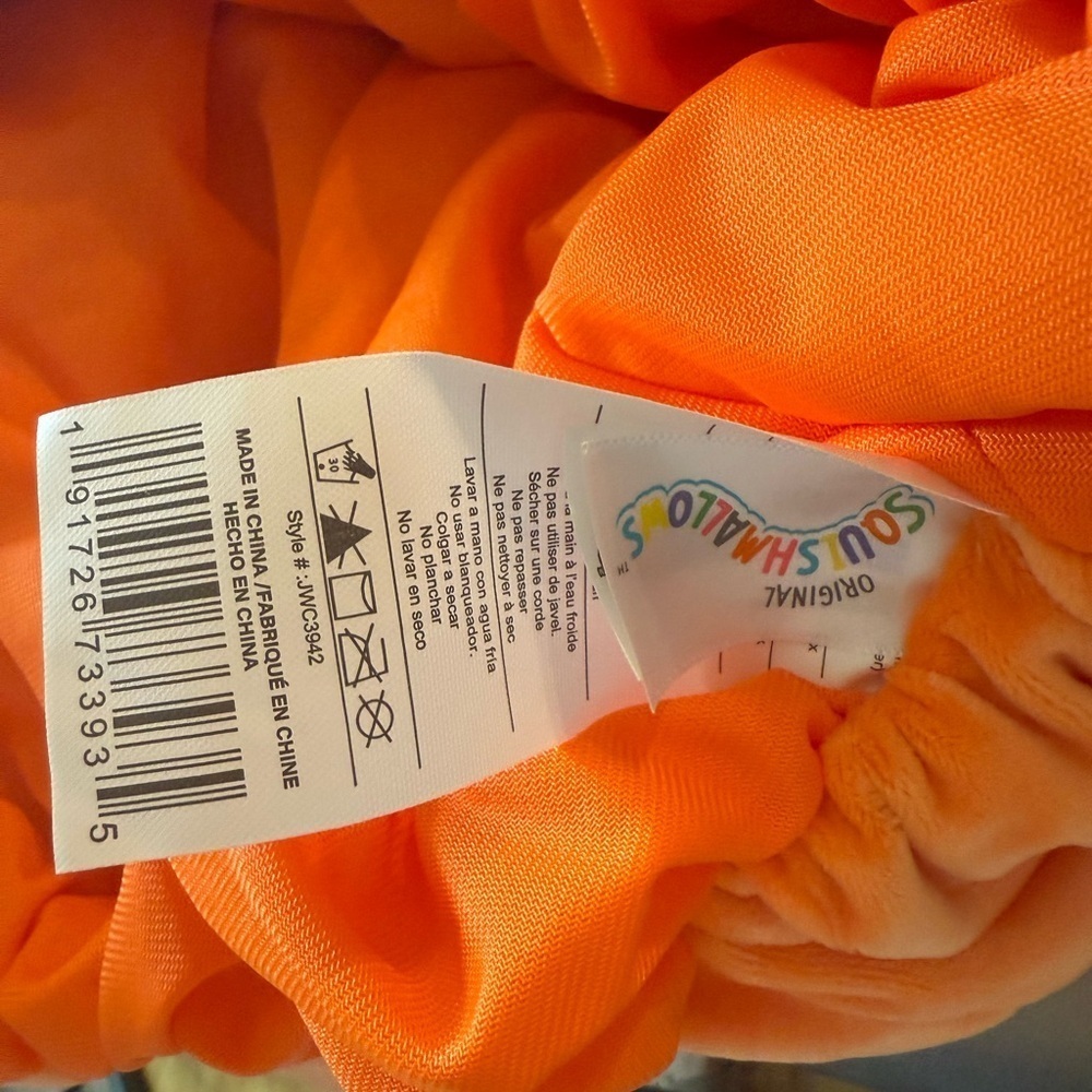 Squishmallows Charlon Kids Costume - Orange and Lavender - Picture 5 of 6